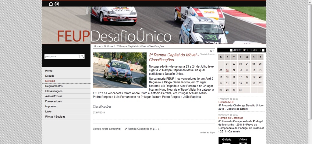 Site FEUP – Paços de Ferreira